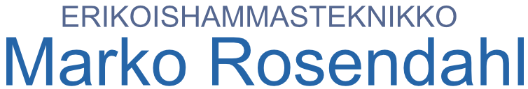 Erikoishammasteknikko Marko Rosendahlin sininen logo